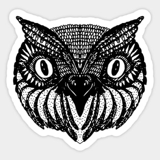 Hand drawn Owl Sticker